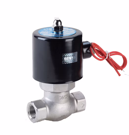 USB Series Pilot Operated Working in High Temperature 2/2 Ways Stainless Steel Steam Solenoid Valve for Power Generation Equipment