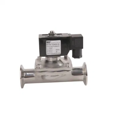 Válvula solenóide de água de peças sanitárias padrão SUS304/SUS316